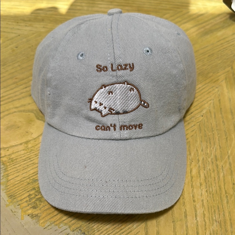 Pusheen Cap with Cute Cat Embroidery